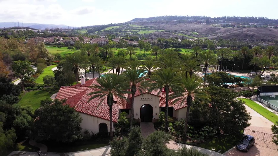Front entrance of Talega swim and athletic club in California ClipStock