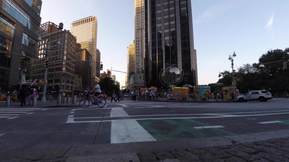 busy street corner in NYC ClipStock