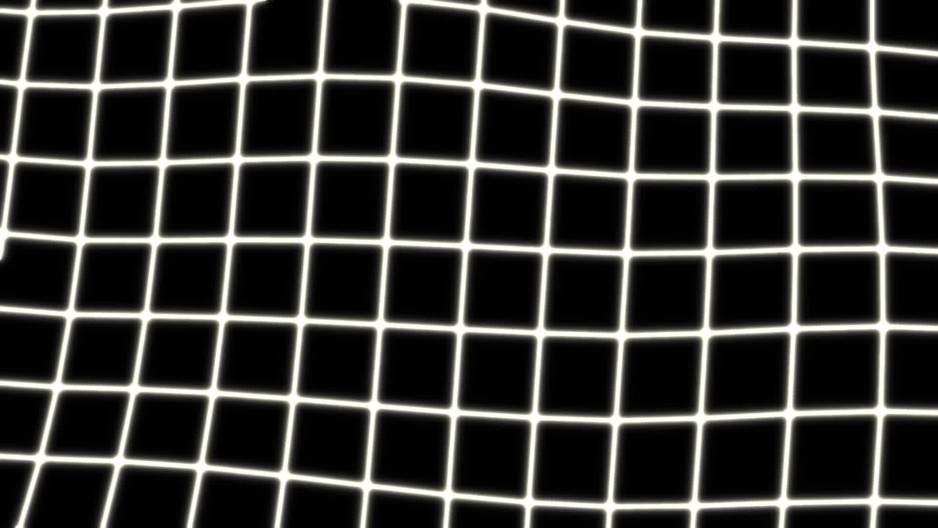 White wireframe wave animated | ClipStock