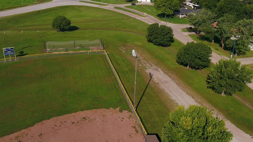 Water tower and small town of DeWitt Nebraska ClipStock